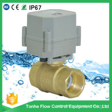 1" Inch Brass DC12V 24V Motorized Electric Water Ball Valve Normally Closed